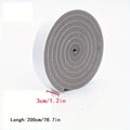 Sponge Foam Seal Strip Tape Adhesive, Weather Stripping for Doors Windows Furniture Protection